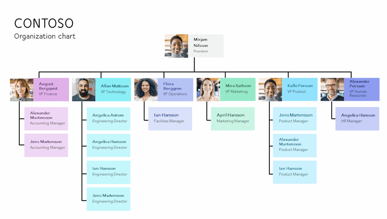 Detail Ppt Hierarchy Template Nomer 16