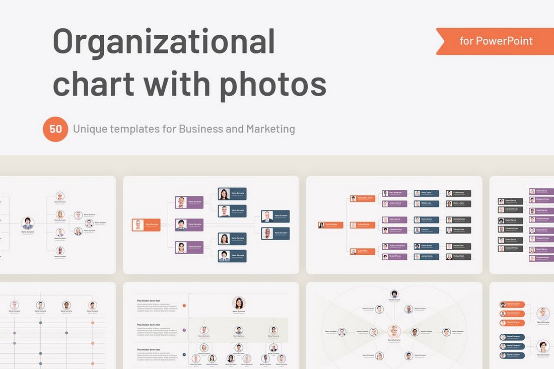 Detail Ppt Hierarchy Template Nomer 33