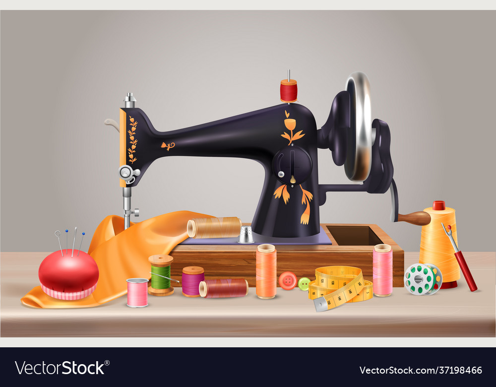 Detail Sewing Machine Background Nomer 4
