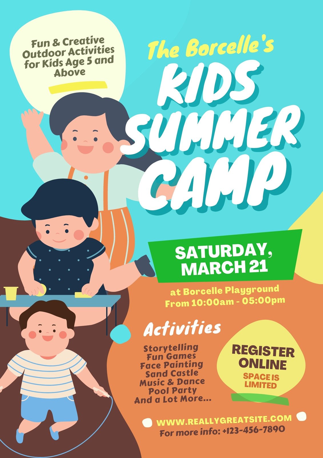 Detail Summer Camp Template Free Nomer 3