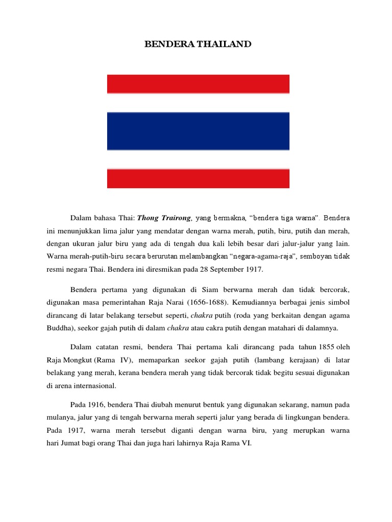 Detail Warna Bendera Thailand Nomer 35