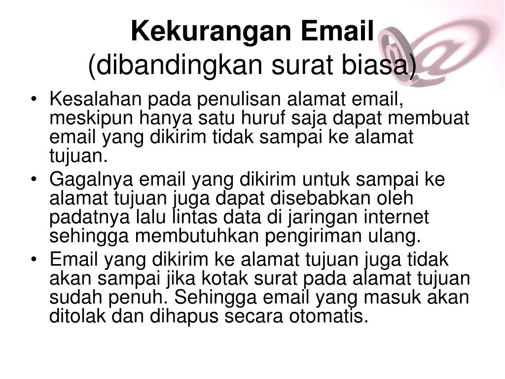 Detail Kelebihan Email Dibanding Surat Biasa Nomer 21