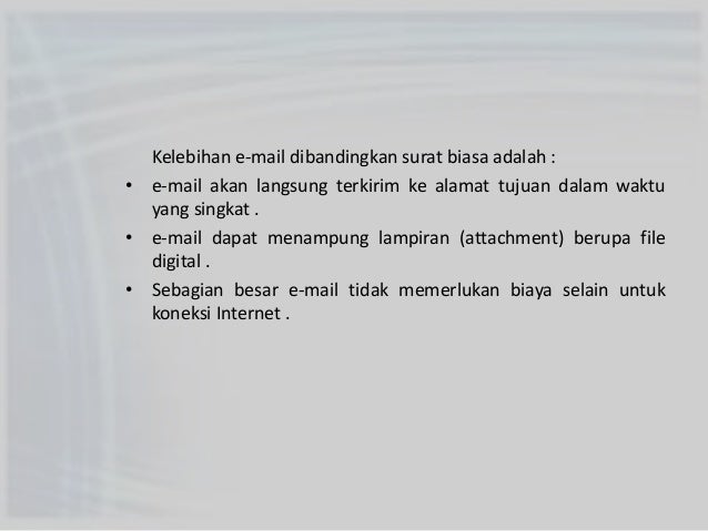 Detail Kelebihan Email Dibanding Surat Biasa Nomer 6