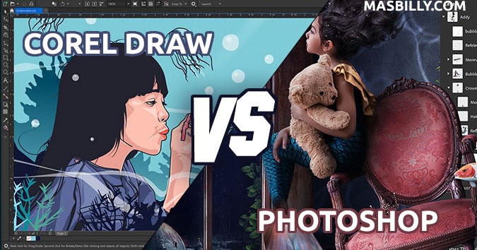 Detail Kelebihan Gambar Di Corel Draw Dengan Photoshop Nomer 8