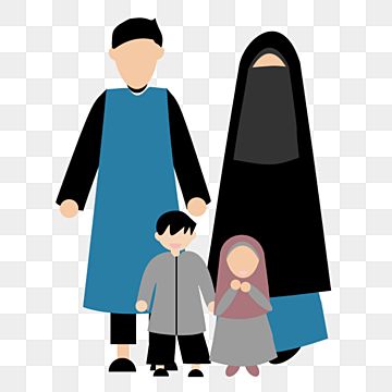 Detail Keluarga Muslim Kartun Png Nomer 22