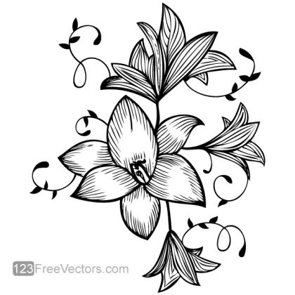 Detail Kembang Vector Nomer 22