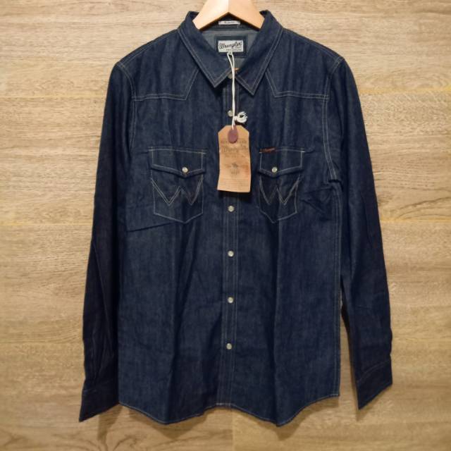 Detail Kemeja Jeans Wrangler Nomer 2