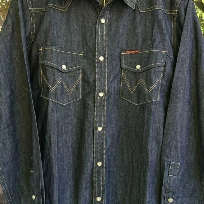 Detail Kemeja Jeans Wrangler Nomer 14