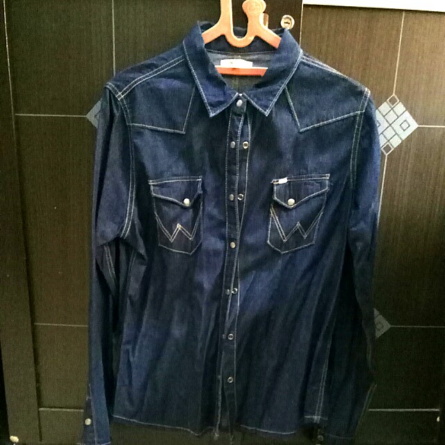 Detail Kemeja Jeans Wrangler Nomer 9