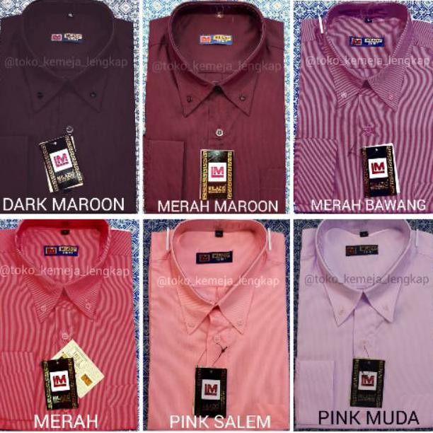 Detail Kemeja Merah Maroon Dan Dasi Nomer 23