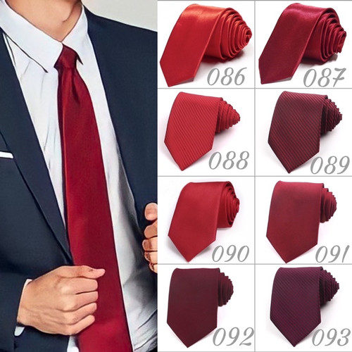 Detail Kemeja Merah Maroon Dan Dasi Nomer 45