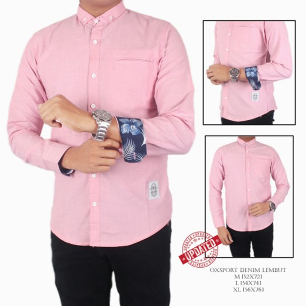 Detail Kemeja Pria Warna Pink Nomer 31