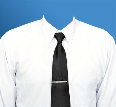 Kemeja Putih Dasi Hitam Png - KibrisPDR