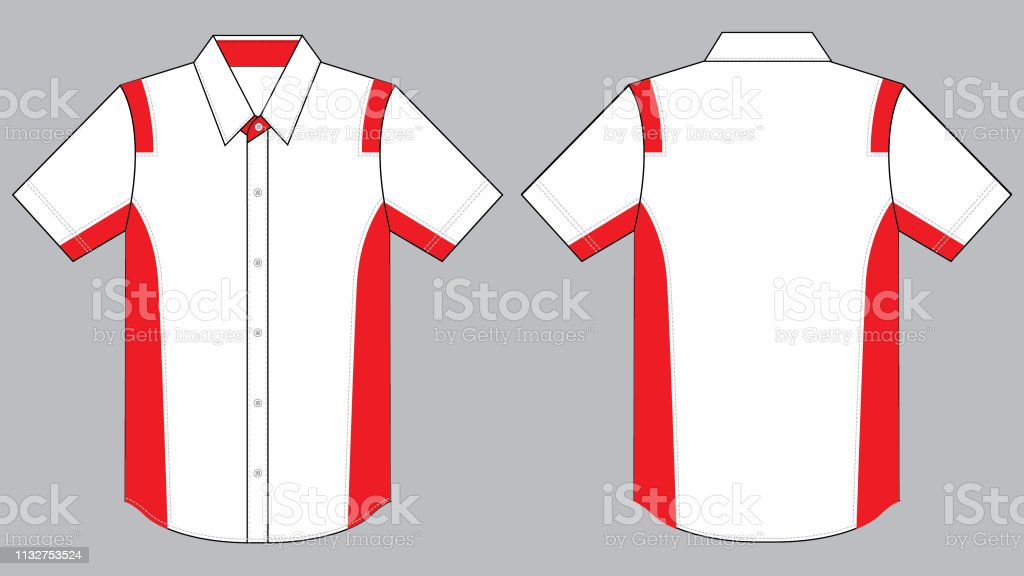 Detail Kemeja Putih Vector Nomer 11