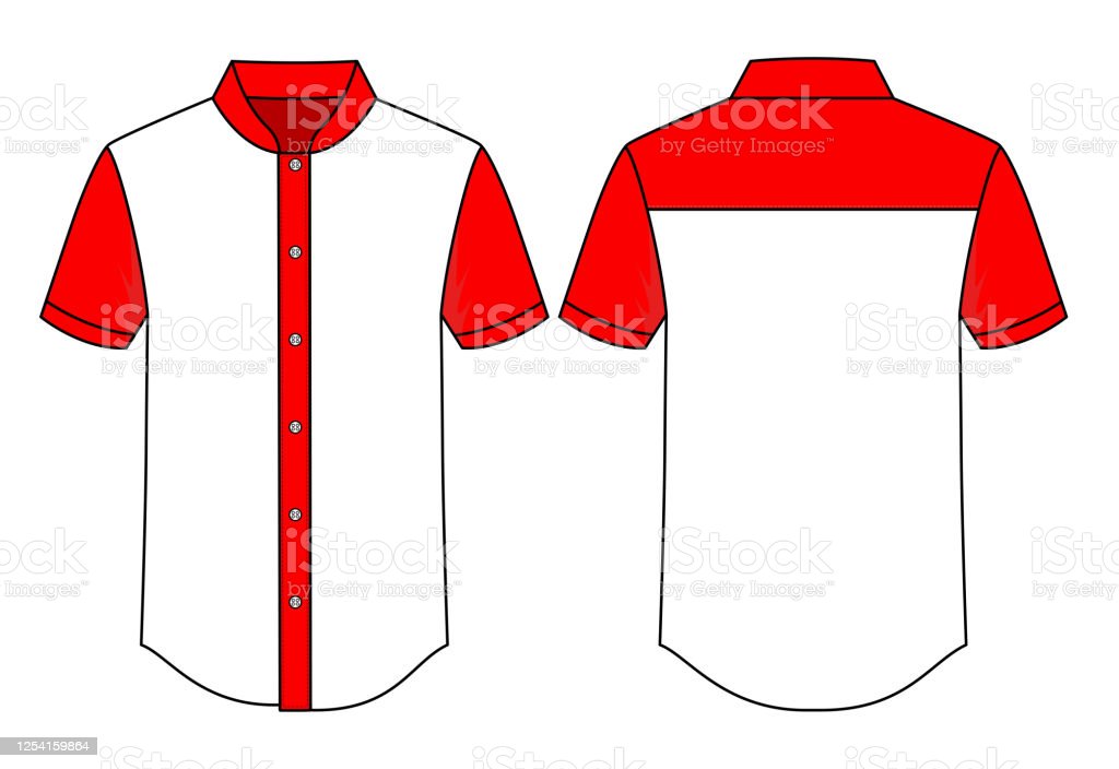 Detail Kemeja Putih Vector Nomer 19