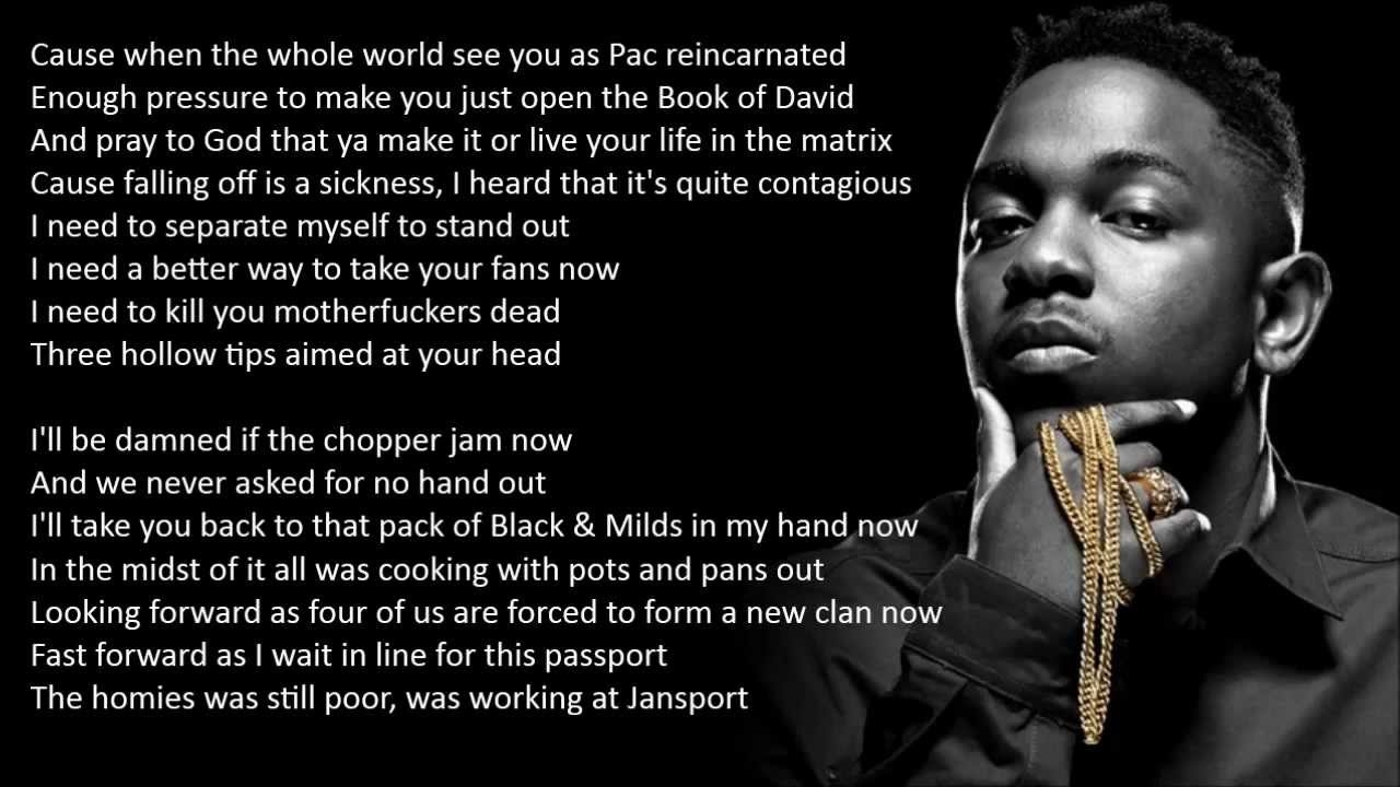 Detail Kendrick Lamar Song Quotes Nomer 16