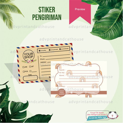 Detail Background Label Pengiriman Nomer 46