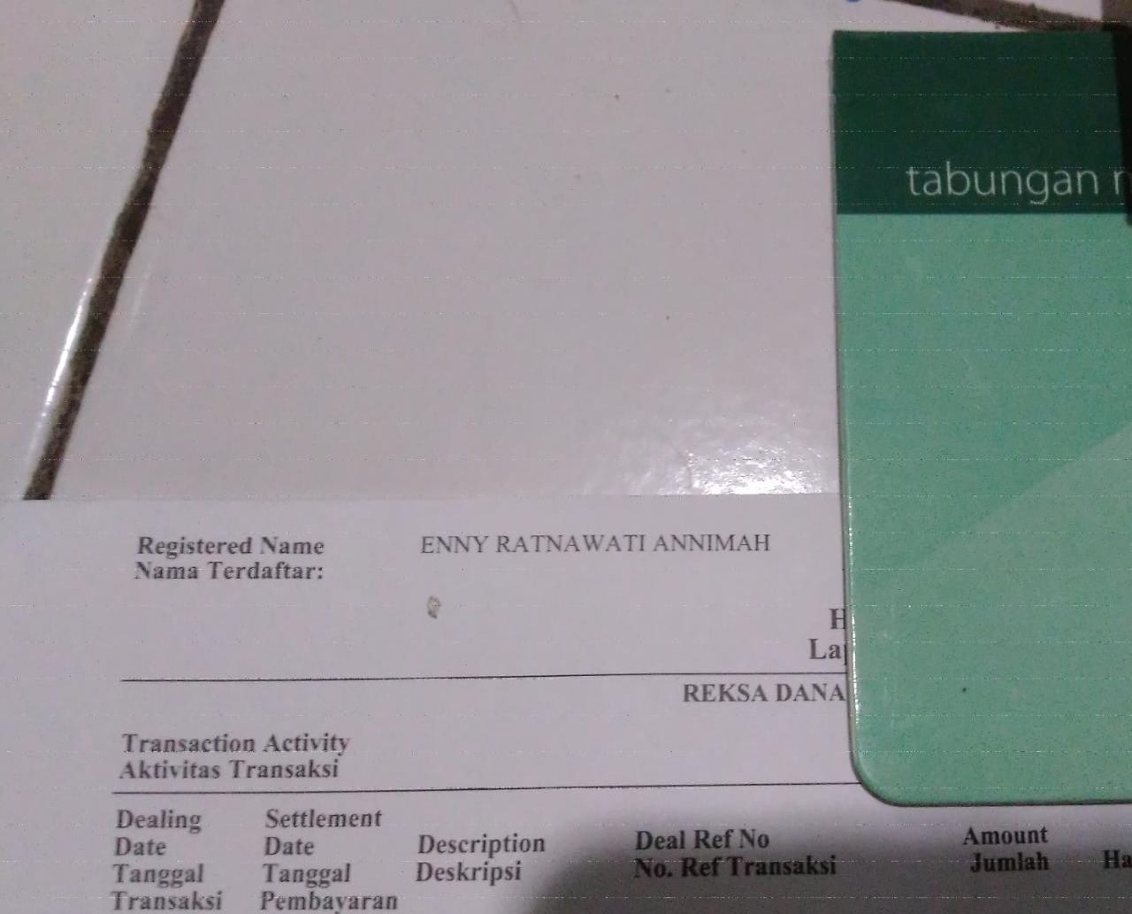 Detail Buku Tabungan Jenius Nomer 3