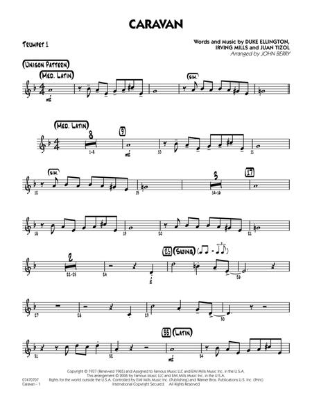 Caravan Sheet Music Trumpet - KibrisPDR