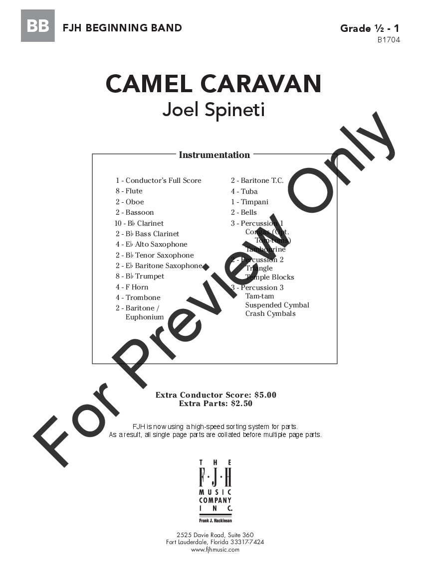 Detail Caravan Sheet Music Trumpet Nomer 50
