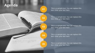 Detail Free Thesis Presentation Powerpoint Template Nomer 21