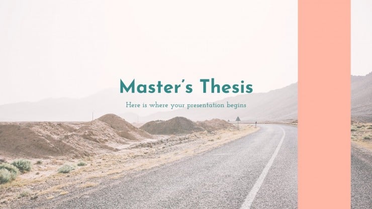 Detail Free Thesis Presentation Powerpoint Template Nomer 27