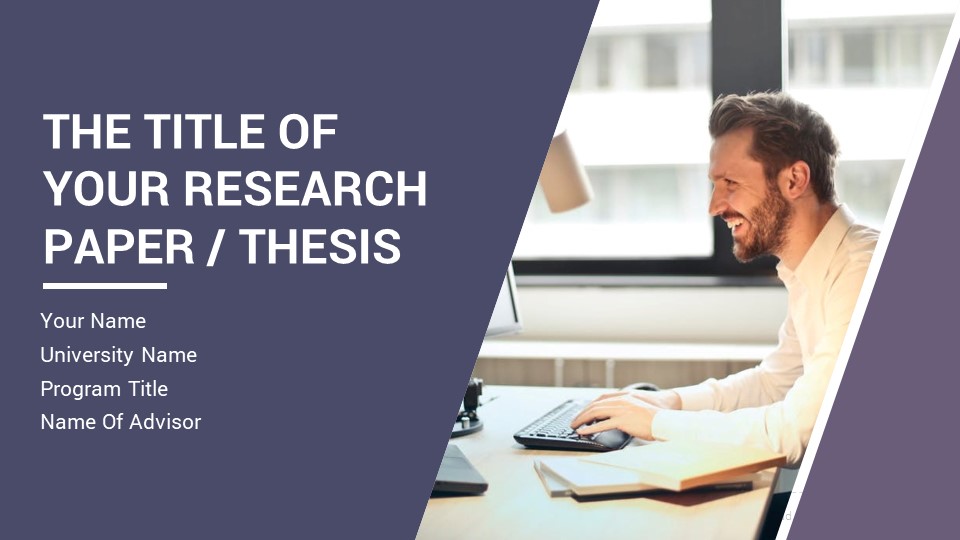 Detail Free Thesis Presentation Powerpoint Template Nomer 5
