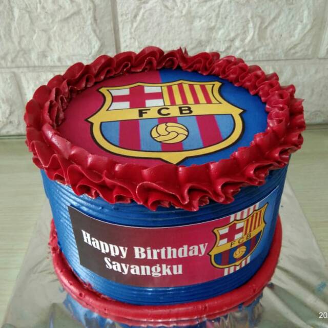 Detail Gambar Kue Ultah Logo Barcelona Nomer 3