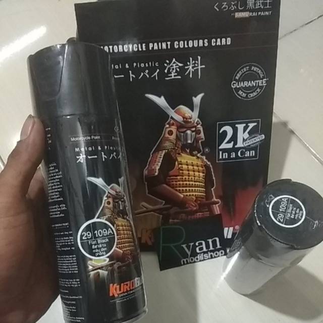 Detail Harga Cat Samurai Hitam Doff Nomer 14