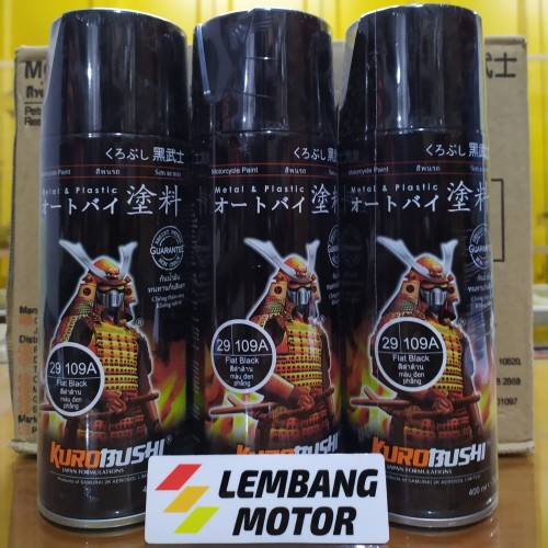 Detail Harga Cat Samurai Hitam Doff Nomer 57