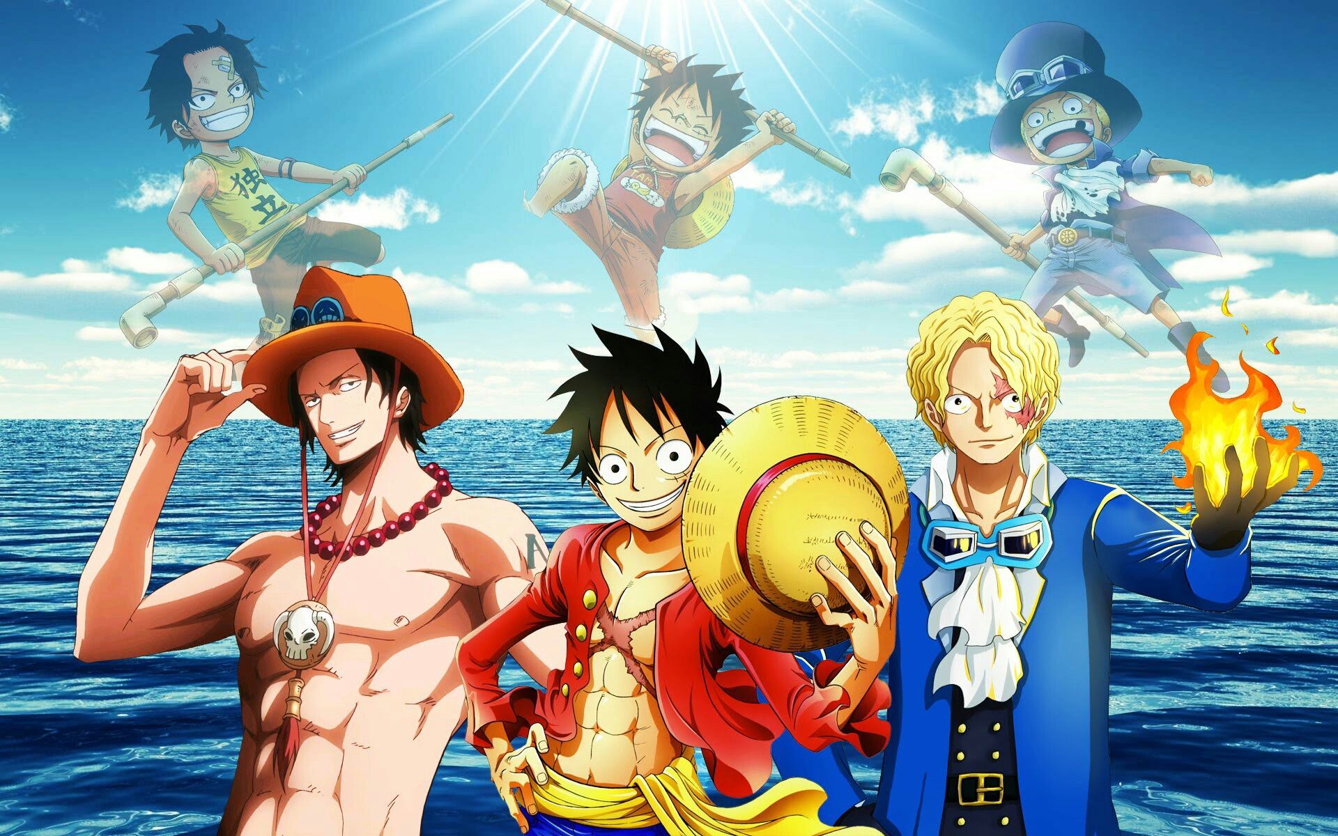Detail Luffy Ace And Sabo Nomer 14