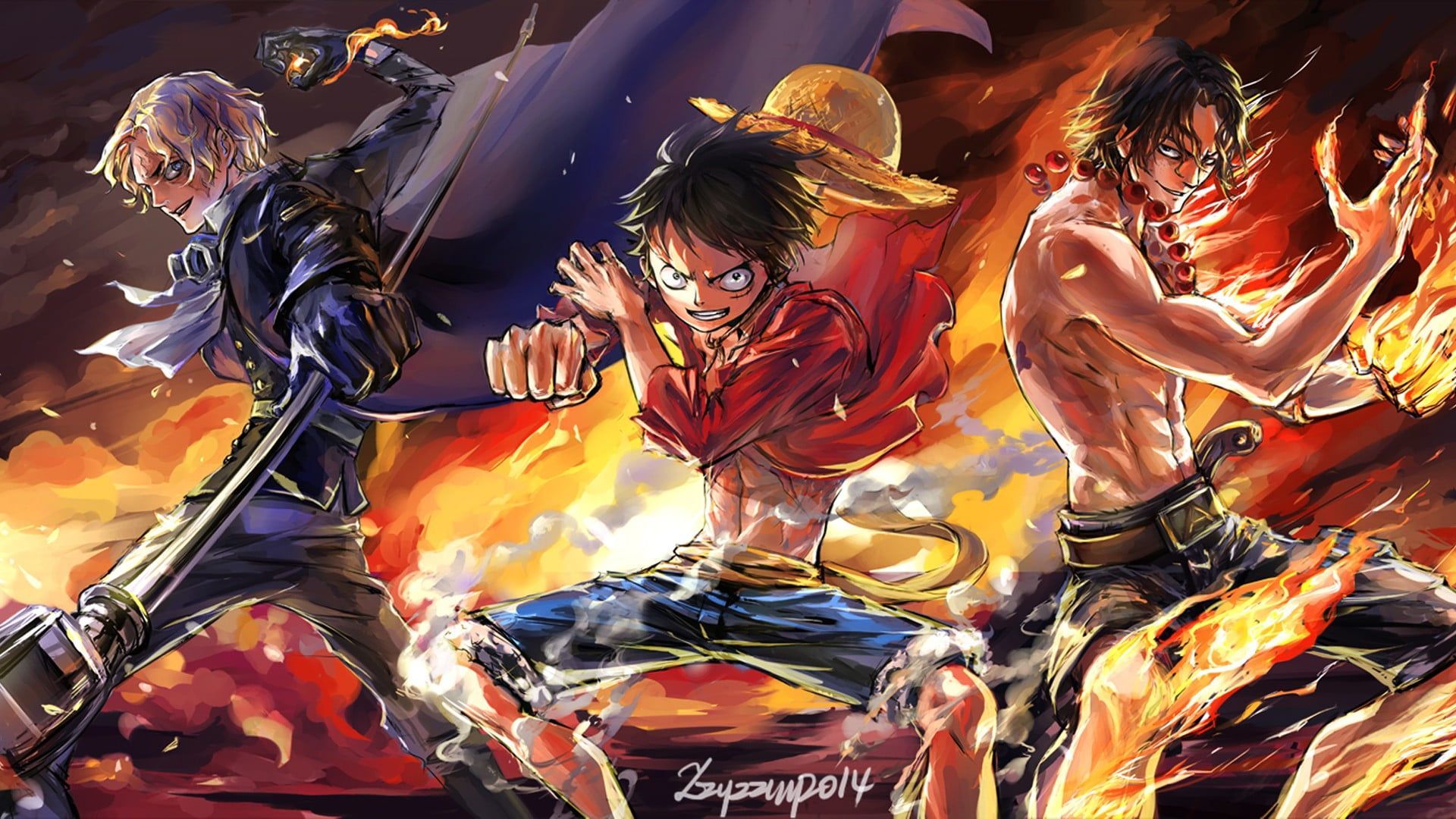 Detail Luffy Ace And Sabo Nomer 45