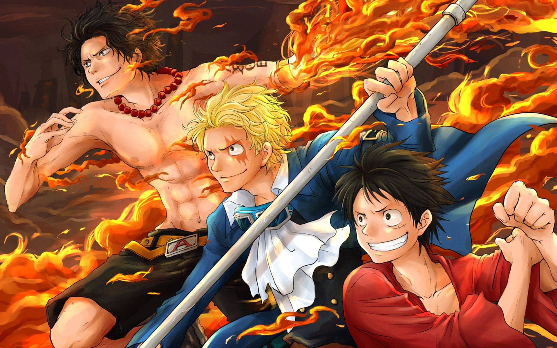 Detail Luffy Ace And Sabo Nomer 10