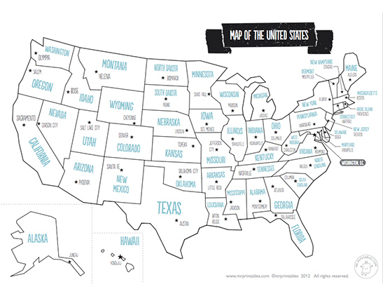 Detail Map Of Usa Free Nomer 17