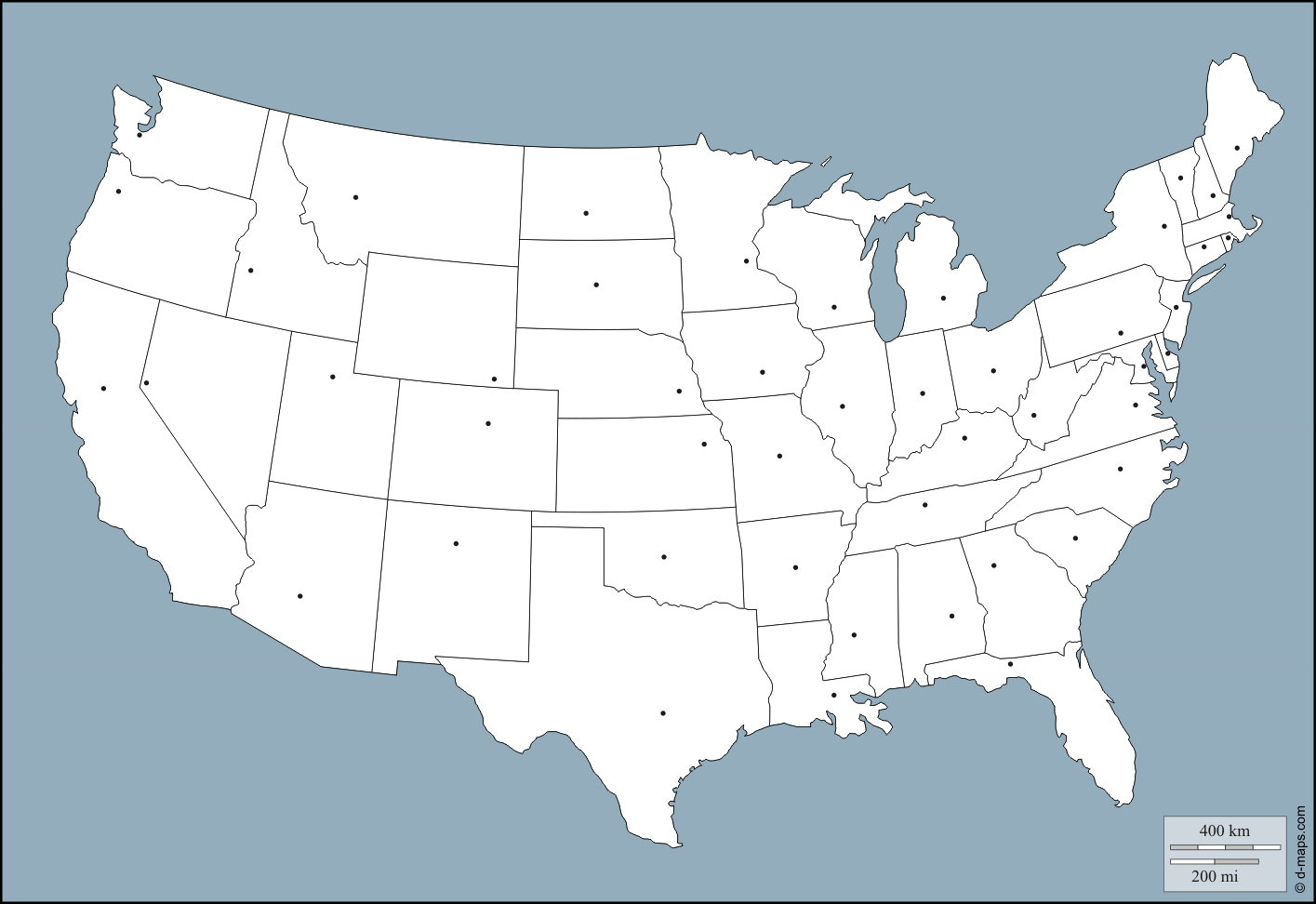 Detail Map Of Usa Free Nomer 20