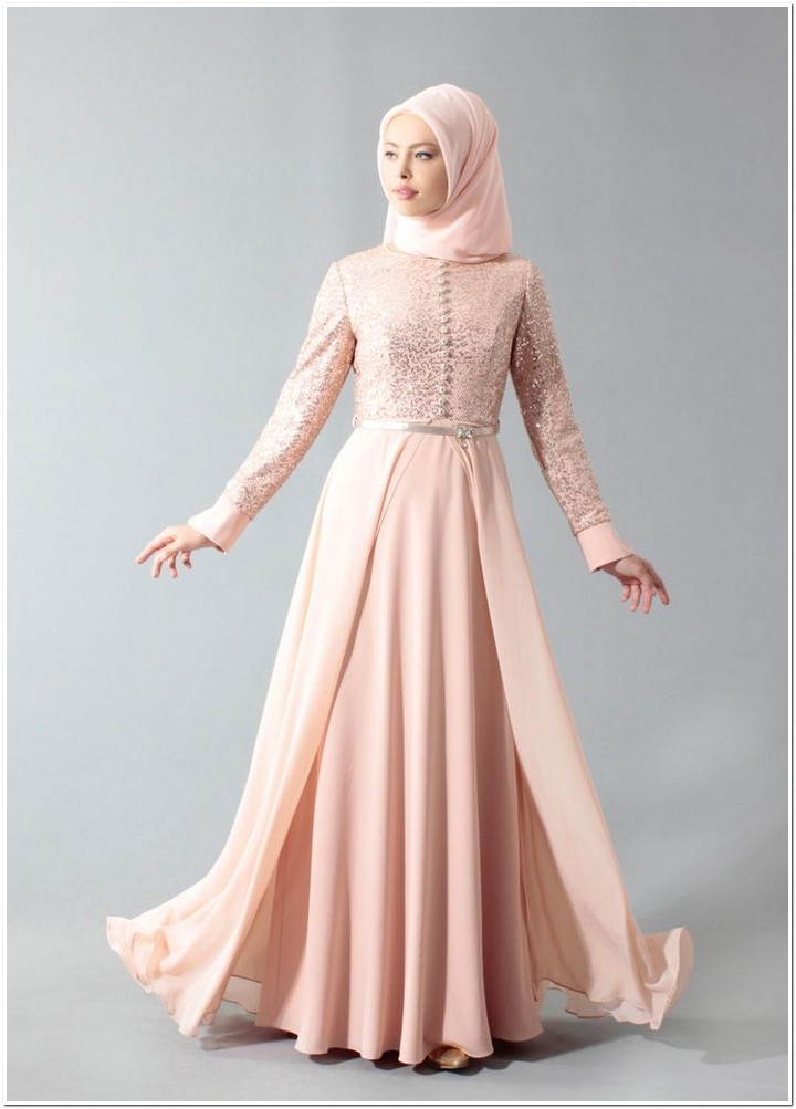 Detail Model Gamis Renda Tempel Nomer 29