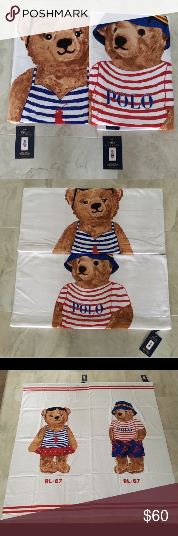 Detail Polo Bear Beach Towel Nomer 34