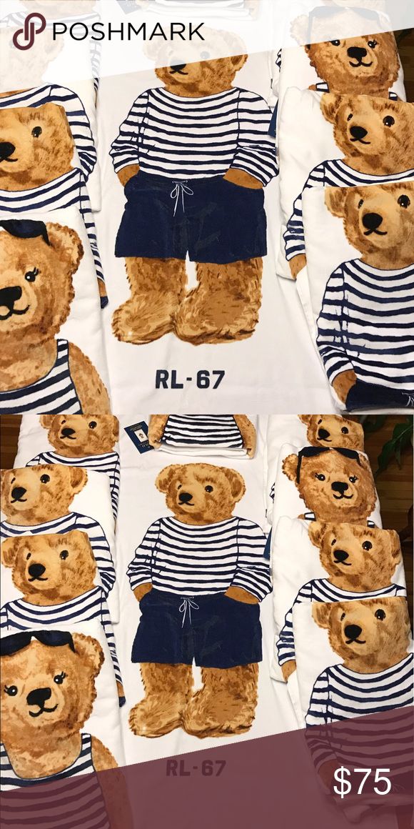 Detail Polo Bear Beach Towel Nomer 36