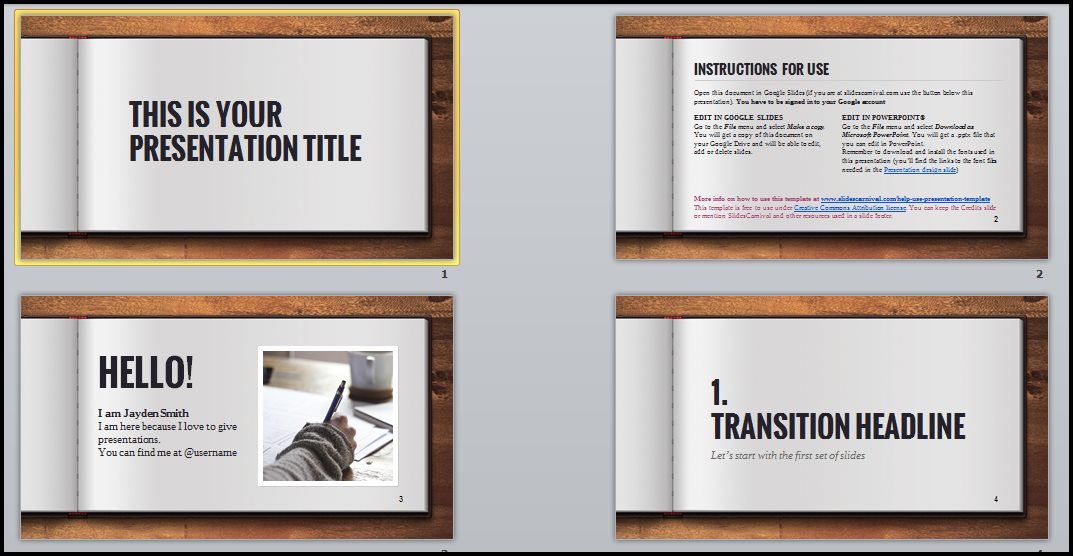 Detail Powerpoint Unik Nomer 15