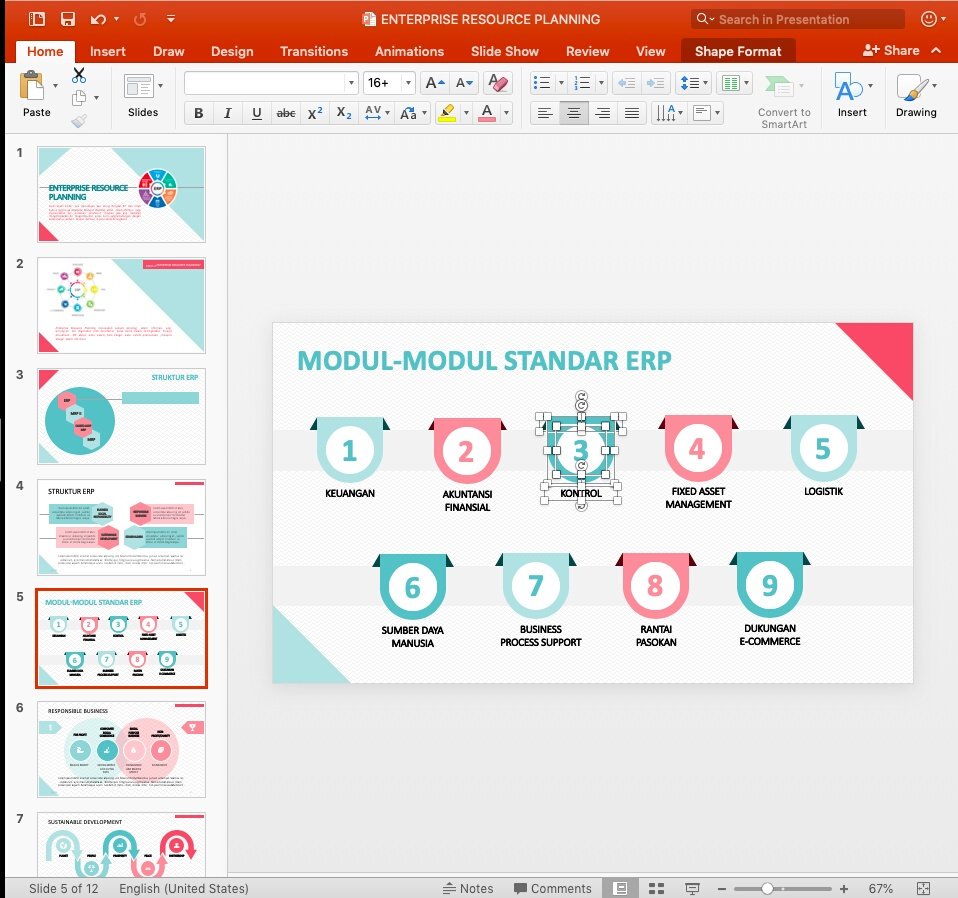 Detail Powerpoint Unik Nomer 39