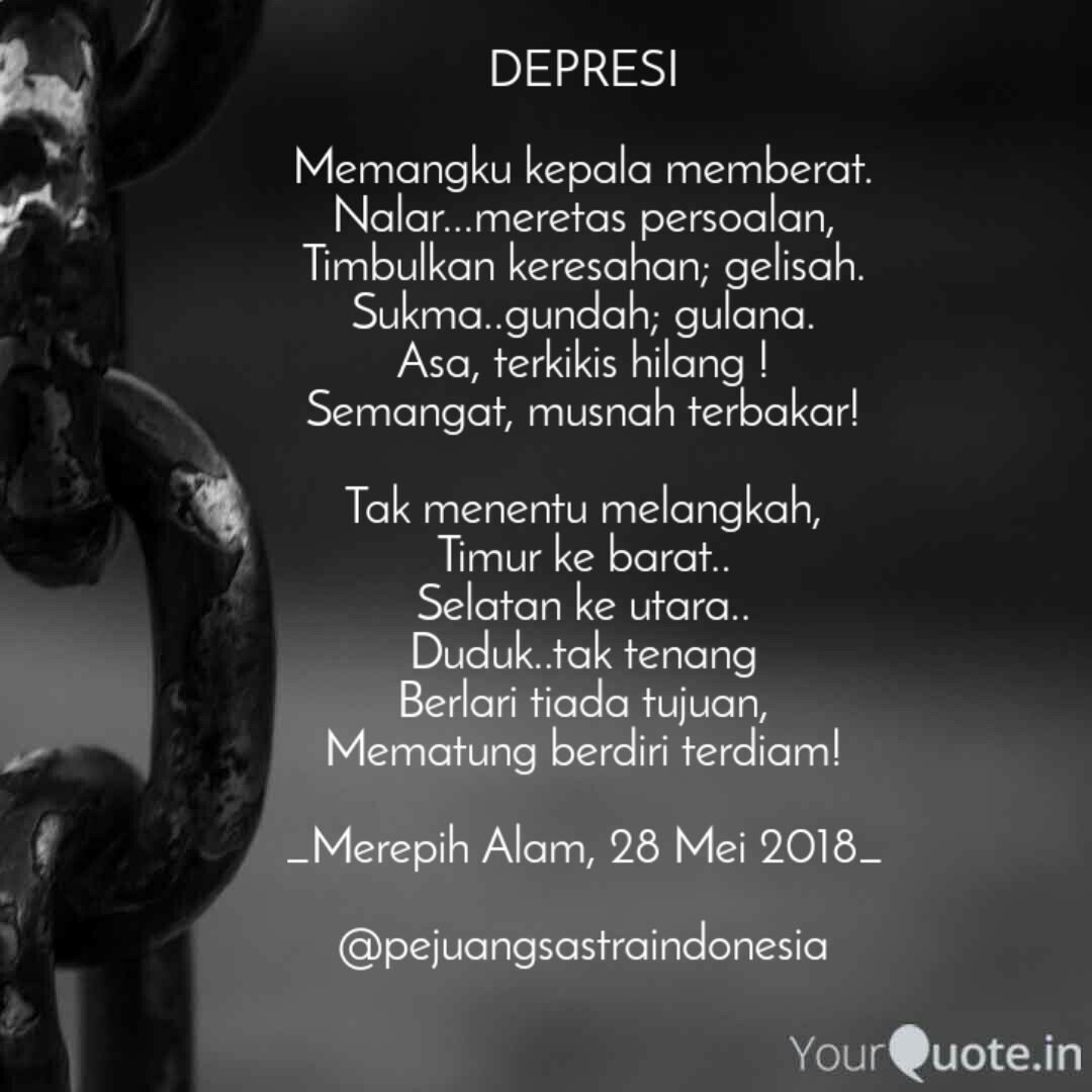 Detail Puisi Tentang Depresi Nomer 11
