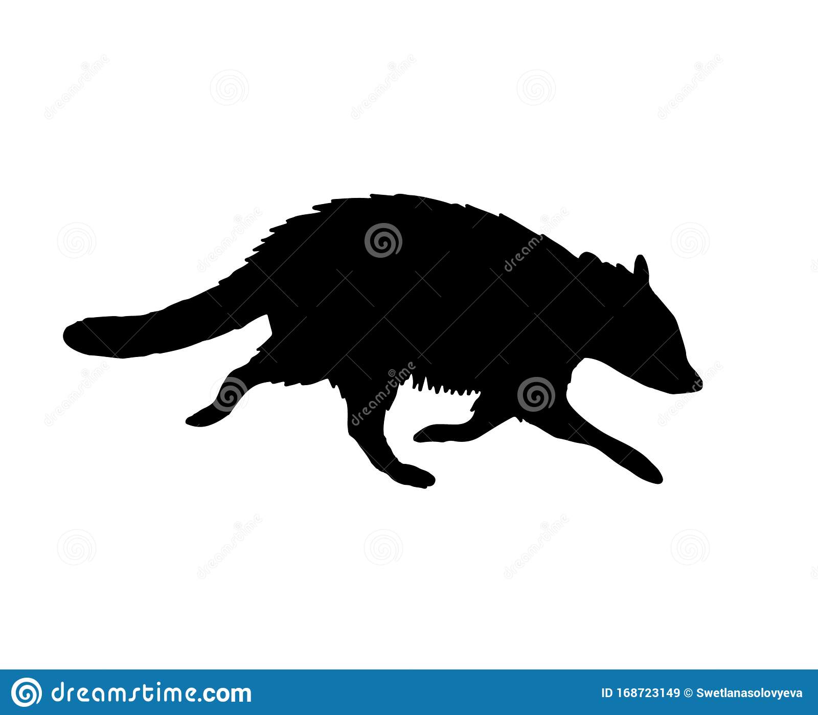 Detail Raccoon Silhouette Vector Nomer 31