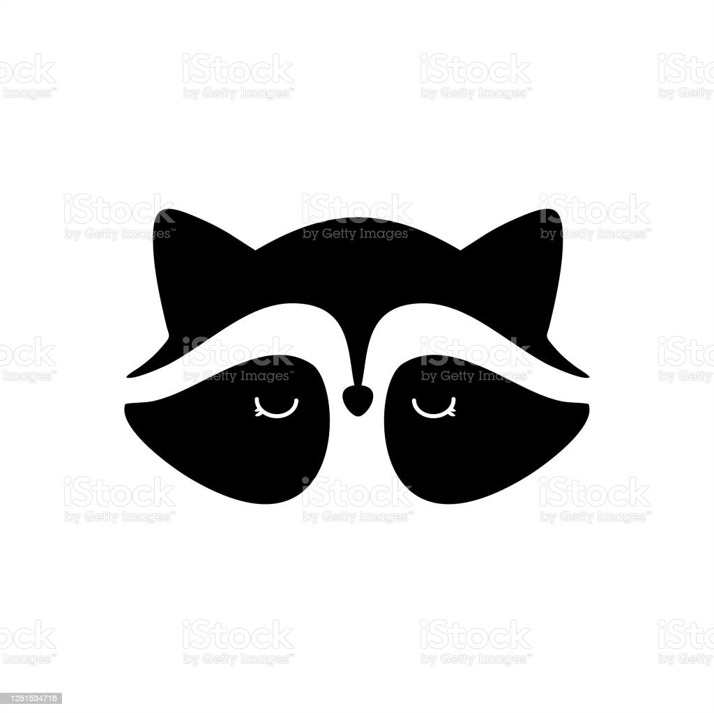 Detail Raccoon Silhouette Vector Nomer 40