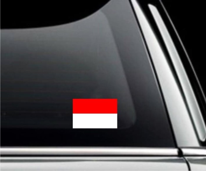 Detail Stiker Bendera Indonesia Nomer 25