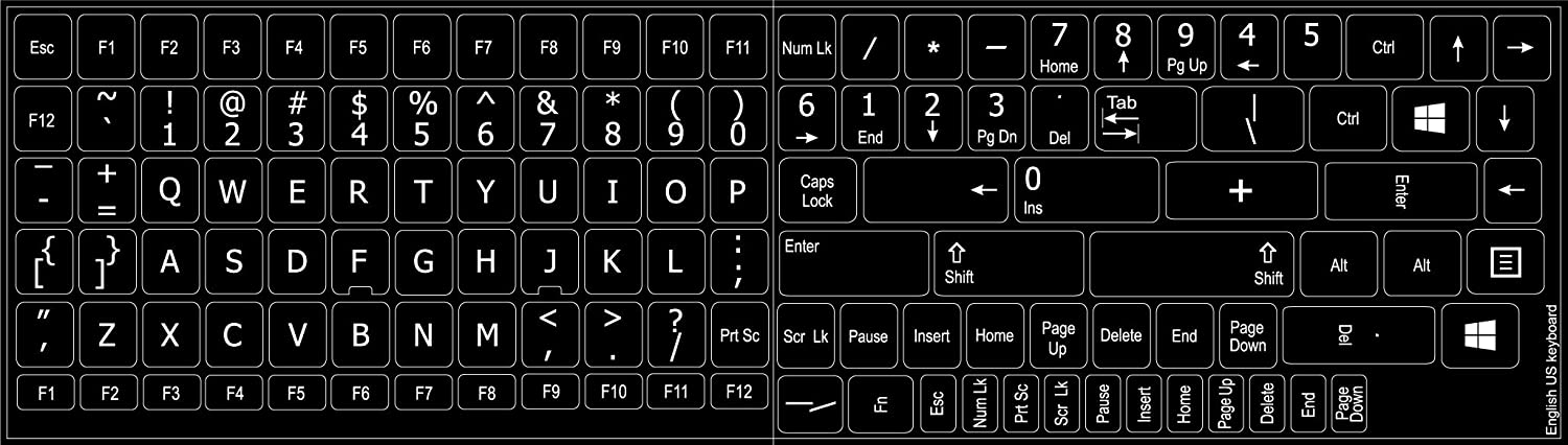 Detail Stiker Keyboard Pc Nomer 19