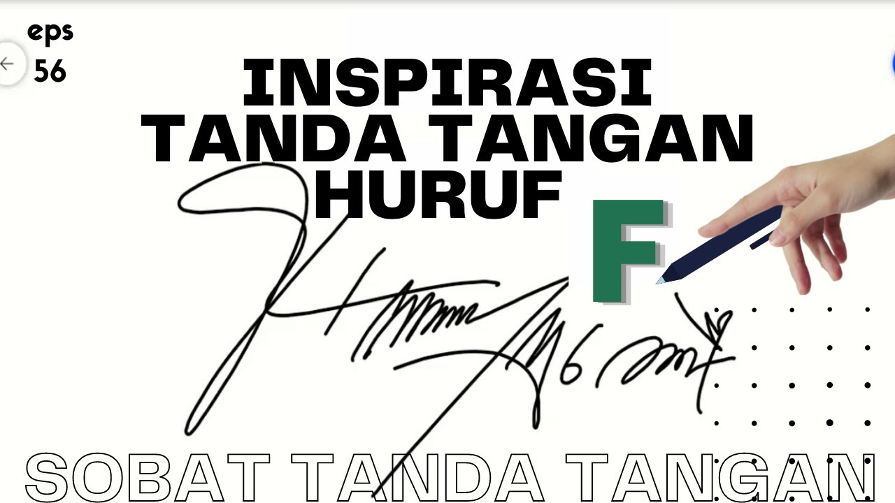 Detail Tanda Tangan Huruf F Nomer 2