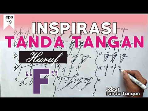 Detail Tanda Tangan Huruf F Nomer 21