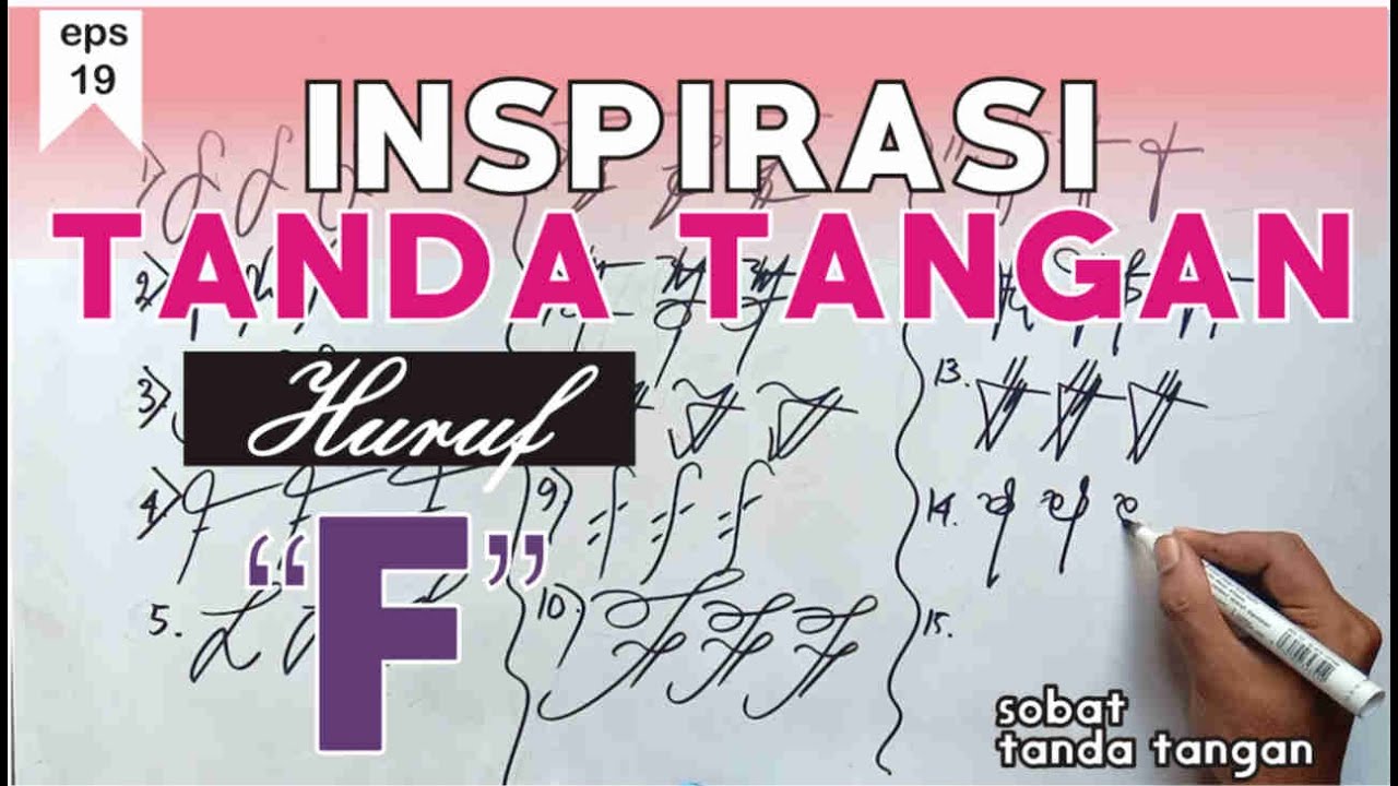 Detail Tanda Tangan Huruf F Nomer 4