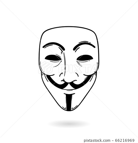 Detail Vendetta Mask Vector Nomer 15