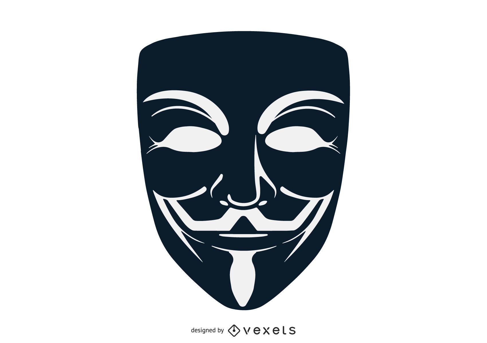 Detail Vendetta Mask Vector Nomer 3